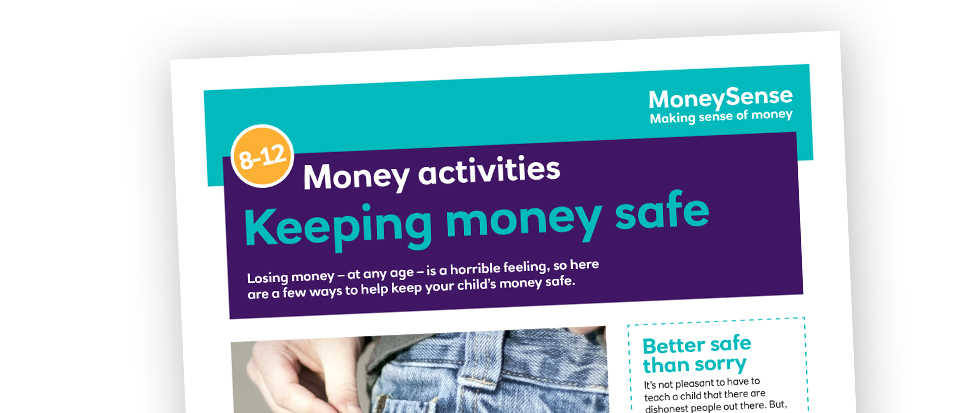 Money activities: Keeping money safe